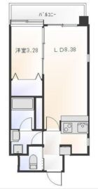 フォレストコート住吉 - 所在階***階の間取り図 6515