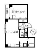 アリエスサン博多駅南 - 所在階 の間取り図