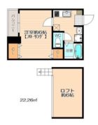 レガリータ薬院 - 所在階***階の間取り図 6534