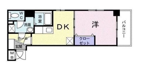 ラッフィナート百年橋201号室-間取り