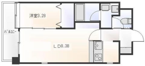 フォレストコート住吉503号室-間取り