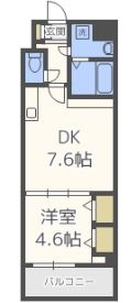 アンジェール高砂 - 所在階 の間取り図