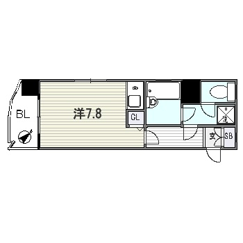 ステイタスマンション博多駅前907号室-間取り