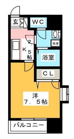 GRANDEUR住吉弐番館901号室-間取り