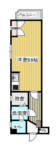 エランドール住吉302号室-間取り