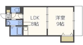 ＭＡＩＳＯＮ博多駅南502号室-間取り