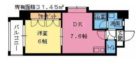 コンドミニアム・ステーションサイド博多 - 所在階***階の間取り図 688