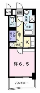 リバーサイド東比恵 - 所在階 の間取り図