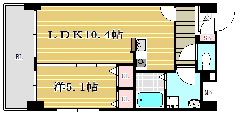 ラ・ルーチェ301号室-間取り