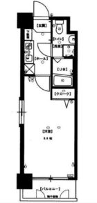 エンクレスト警固 - 所在階***階の間取り図 6650