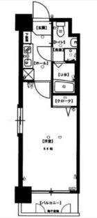 エンクレスト警固 - 所在階***階の間取り図 6651