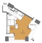 ラクレイス平尾ステーション - 所在階 の間取り図