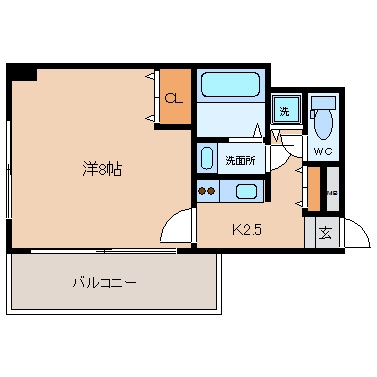 エンクレスト白金304号室-間取り