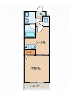 ヒルクレスト203号室-間取り