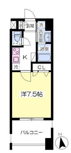 レジデンス箱崎1002号室-間取り