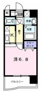 リバーサイド東比恵 - 所在階 の間取り図