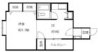 セピア大濠 - 所在階 の間取り図