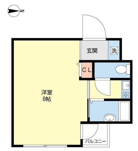 プロシード大濠公園603号室-間取り