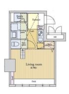 ラクレイス薬院 - 所在階 の間取り図