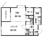 リンデン東薬院 - 所在階 の間取り図