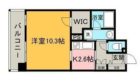 博多プレイス - 所在階 の間取り図