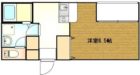ビバーチェ南天神 - 所在階 の間取り図