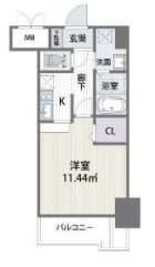 アルティザ博多駅南 - 所在階***階の間取り図 6825