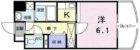 セレーノ・コンフォート大手門 - 所在階 の間取り図