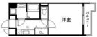 スカイコート博多駅前II - 所在階***階の間取り図 6835