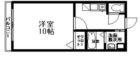 ル・レーヴ七隈 - 所在階 の間取り図