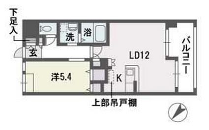 エンシェント山荘通り502号室-間取り