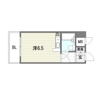 ステイタスマンション博多駅南307号室-間取り