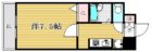 グレース城南 - 所在階 の間取り図