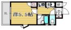 パラージュ西新 - 所在階***階の間取り図 6851