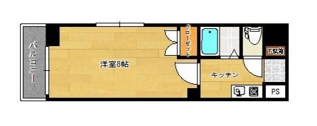 リファレンス住吉802号室-間取り