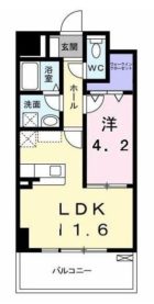 エスポワール豊 - 所在階 の間取り図