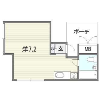 ダイアパレス平尾第2204号室-間取り