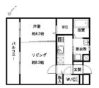 リンデン東薬院 - 所在階 の間取り図