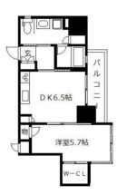 ライフ・モア春吉 - 所在階9階の間取り図 6897