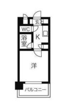 ダイアパレス県庁前 - 所在階 の間取り図