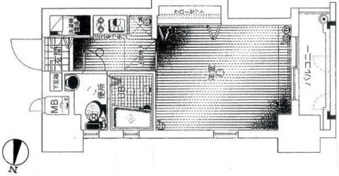 ダイナコート大濠公園ステーション12F号室-間取り