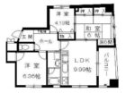 ベイフロント博多 - 所在階 の間取り図