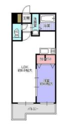 シャローム天神北 - 所在階 の間取り図