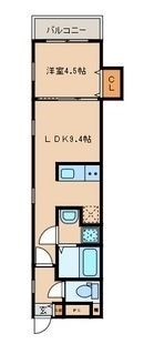 アルヴィータ博多 - 所在階 の間取り図