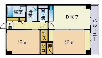 青雲ビル511号室-間取り