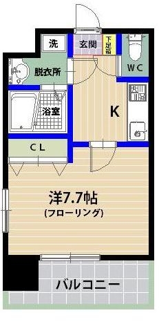 イル・コルティーレ601号室-間取り