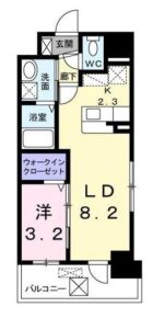 エンブレイス博多駅南 - 所在階***階の間取り図 7005