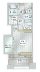 アイビースクエア - 所在階 の間取り図