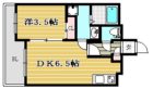 ラフィネス薬院イーストタワー - 所在階 の間取り図