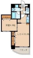 アジリア大濠ウェスト - 所在階 の間取り図